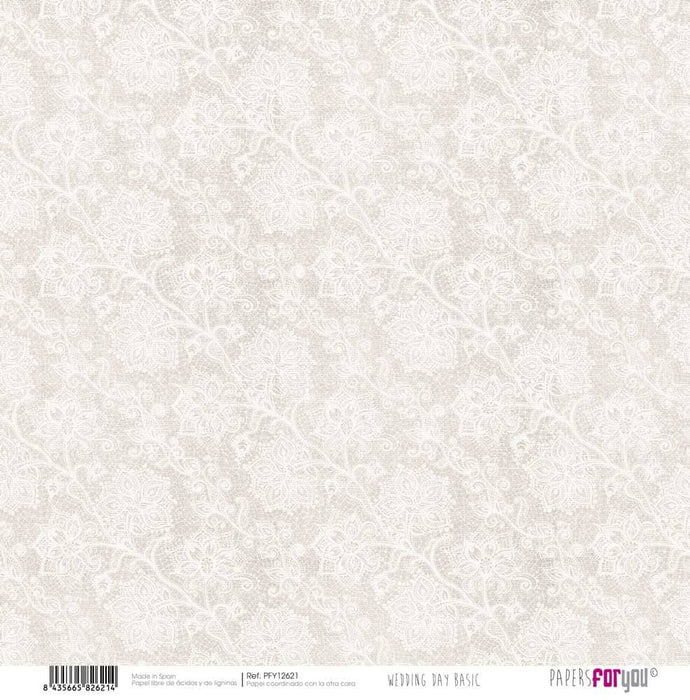 Kit papel Scrap Papers For You, 24 unidades Wedding day collection pfy12632 PAPERS FOR YOU CENTROARTESANO