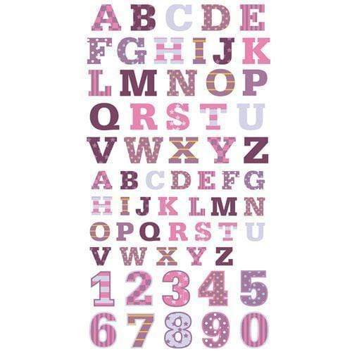 Artemio stickers adhesivos abecedario rosa 11004479 ARTEMIO Oferta CENTROARTESANO