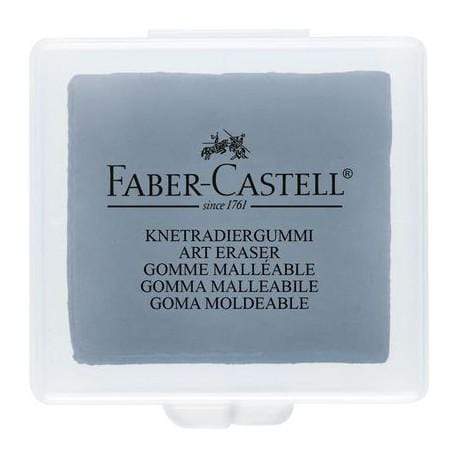 Faber Castell goma de borrar moldeable miga de pan gris con estuche