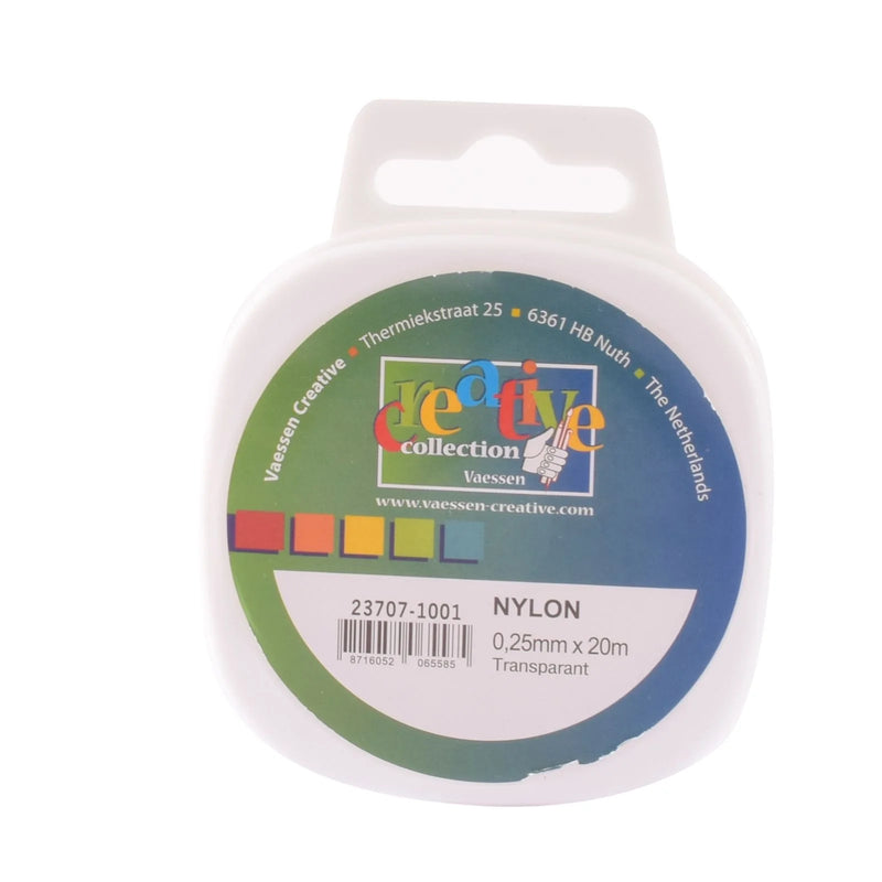 Transparent nylon thread 25m 0.25mm Rayher