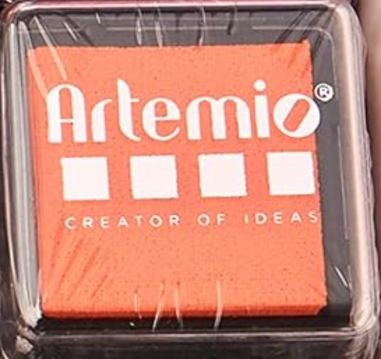Artemio tinta 3x3cm Naranja 10005090