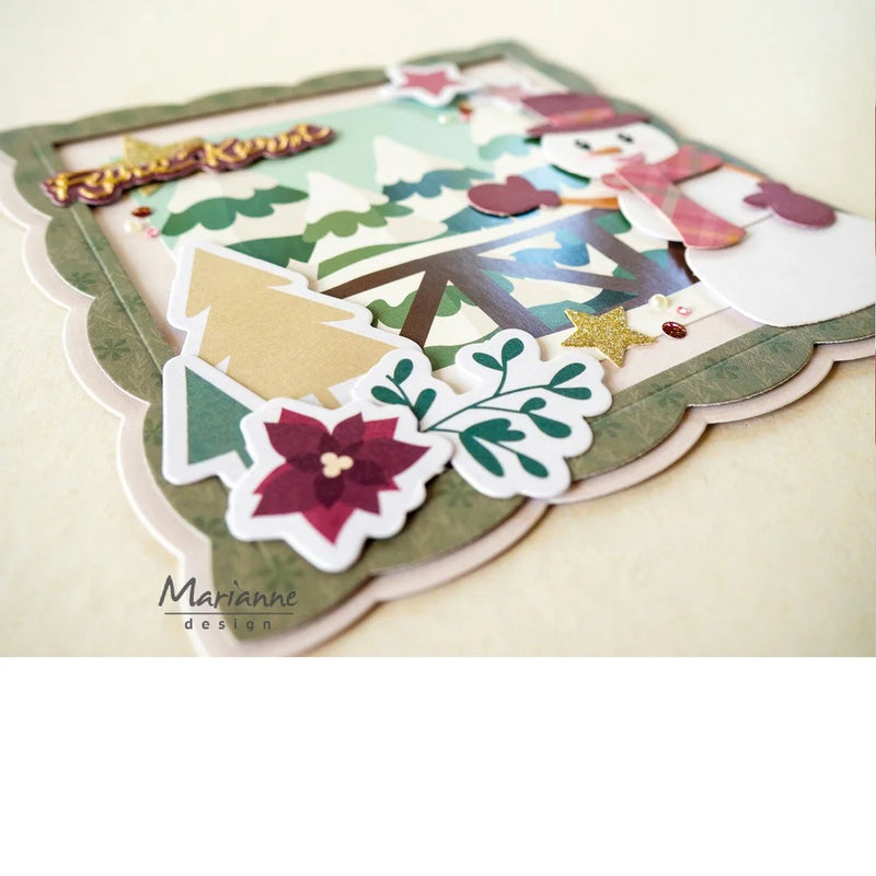 Stamperia silhouettes laser cut decorative chips SCB108 mandala