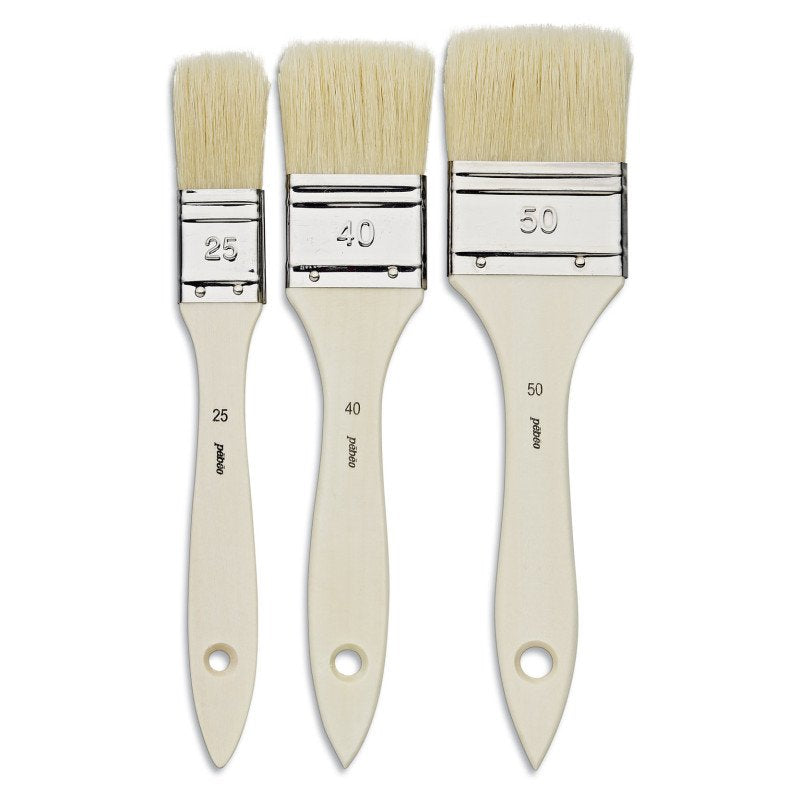 Pebeo brushes set 6 acrylic flats P952310