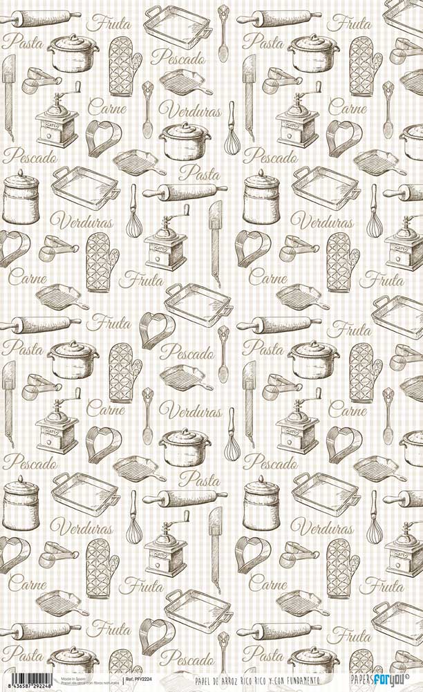 Papier de riz Des papiers pour vous 54x33cm PFY12728