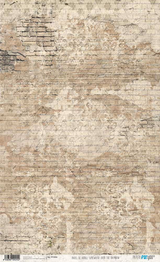 Papel arroz Papers for you 54x33cm Somewhere Over The Rainbow - PFY2255
