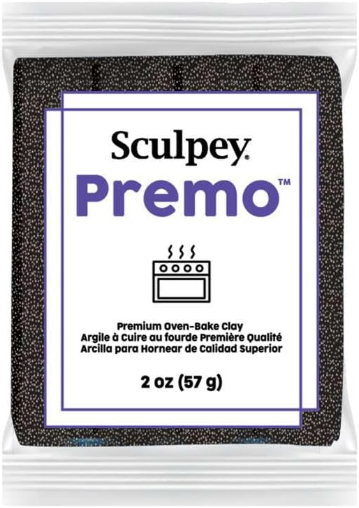 Sculpey Premo 57g - Arcilla para hornear - negro - PE025042