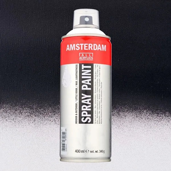 Amsterdam Acrylic Spray Paint 400ml 105 white