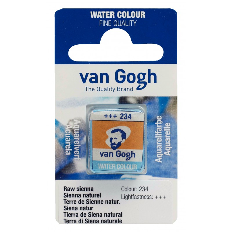 Van Gogh metallic watercolor tablet medium Godet dark gold
