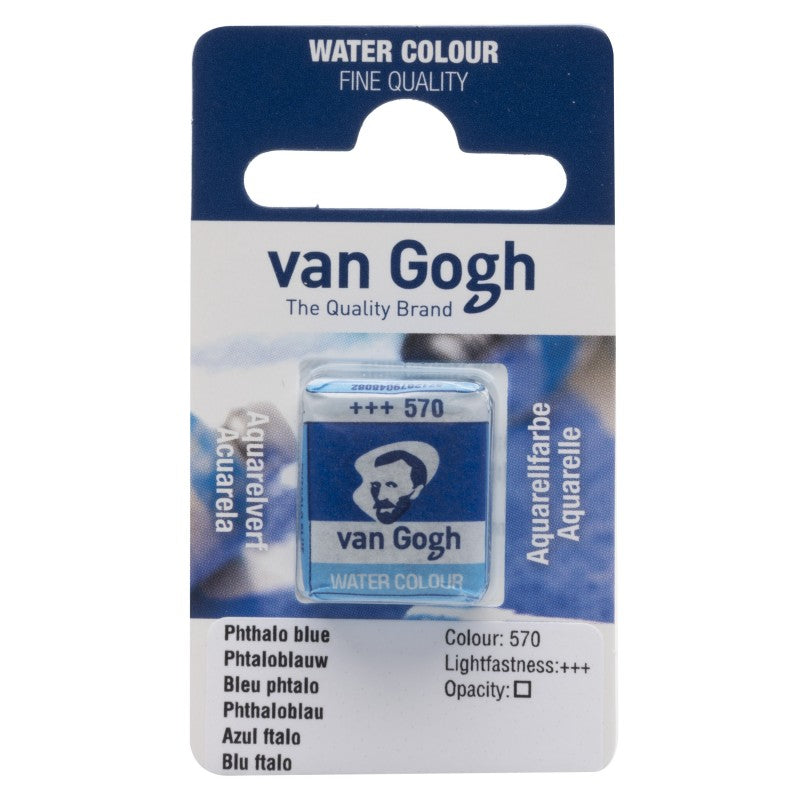 Poêle à aquarelle métallique Van Gogh moyen Godet or foncé