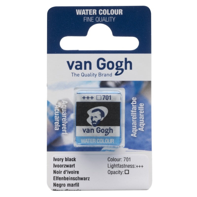 Poêle à aquarelle métallique Van Gogh moyen Godet or foncé