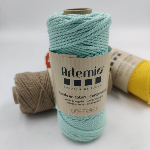 Artemio cordon de algodon de 3mm 60m 13030282 250g aqua ARTEMIO CENTROARTESANO