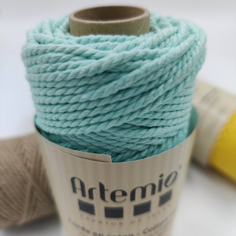 Artemio cordon de algodon de 3mm 60m 13030282 250g aqua ARTEMIO CENTROARTESANO