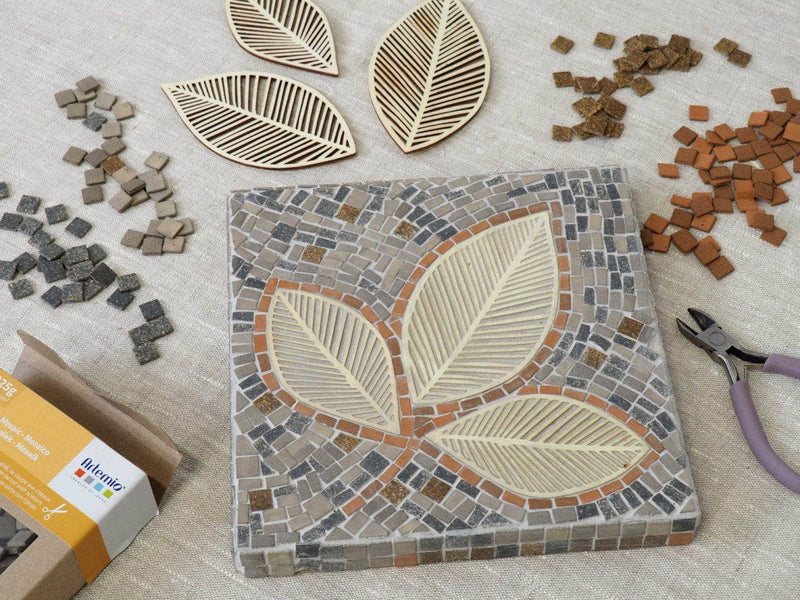 Artemio mosaico resina alta calidad 225g UBCf01 verde cafe ARTEMIO CENTROARTESANO