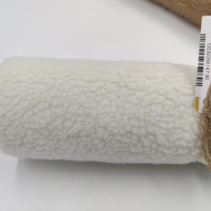 Imitacion piel de cordero blanca en rollo 30cmx1m 13030359 ARTEMIO CENTROARTESANO