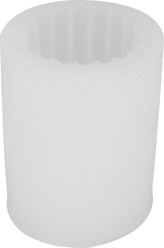 Molde de silicona suave 9x6cm  vela estriada 13059003 ARTEMIO CENTROARTESANO