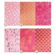 Nepalaise washi paper pack de 12hojas rosas 11005381 ARTEMIO CENTROARTESANO