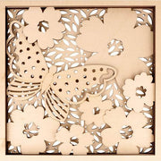 Artemio 3D marco 5 piezas 25x25cm 2,2cm de fondo mariposas  flores 14003723 ARTEMIO Oferta CENTROARTESANO