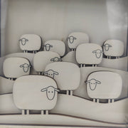 Artemio 3D marco 6 piezas 18x18cm 3cm de fondo ovejas 14004087 ARTEMIO Oferta CENTROARTESANO