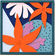 Artemio  Cuatro dimensional flores abstracto 14003677 25x25x2,5cm ARTEMIO Oferta CENTROARTESANO