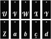 Artemio plantilla abecedario set 70 piezas 15055015 ARTEMIO Oferta CENTROARTESANO