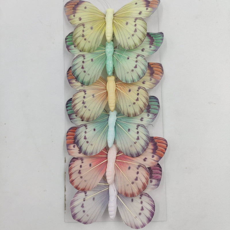 Artemio set de 6 mariposas 13001108  10x6cm ARTEMIO Oferta CENTROARTESANO