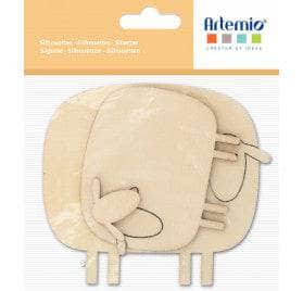 Artemio siluetas corderos 2ud. 14004093 ARTEMIO Oferta CENTROARTESANO