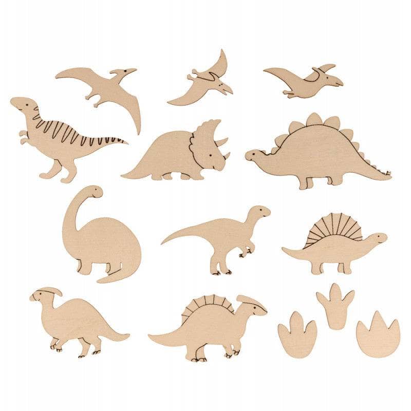 Artemio siluetas de dinosaurios 20u. 3-6cm  14003937 ARTEMIO Oferta CENTROARTESANO