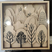 Artemio siluetas de madera de bosque otoñal 14004200 ARTEMIO Oferta CENTROARTESANO