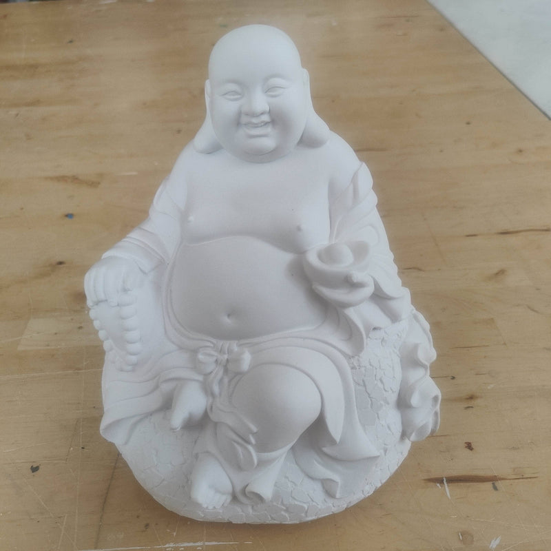 Figura escayola 604 Buda 23x20 ARTESANIA SOL Y MAR CENTROARTESANO