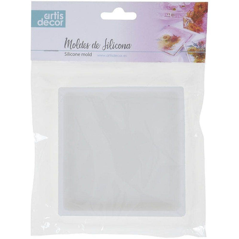 Artis decor molde de silicona para posavasos cuadrado 9,8cm ARTIS DECOR CENTROARTESANO