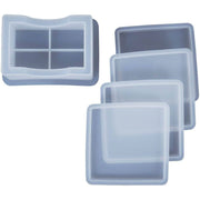 Artis decor molde de silicona para posavasos cuadrado con soporte ARTIS DECOR CENTROARTESANO