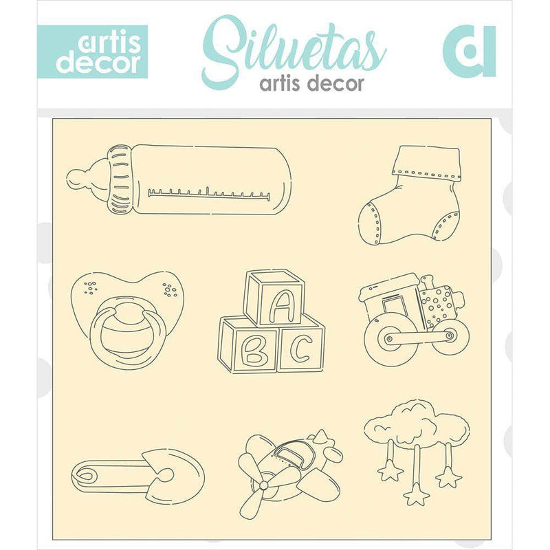 Artis Decor surtido chipboard formas de madera coleccion infantil "peques" ARTIS DECOR CENTROARTESANO