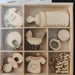 Artis Decor surtido formas de madera 40 piezas "Bebe" ARTIS DECOR CENTROARTESANO