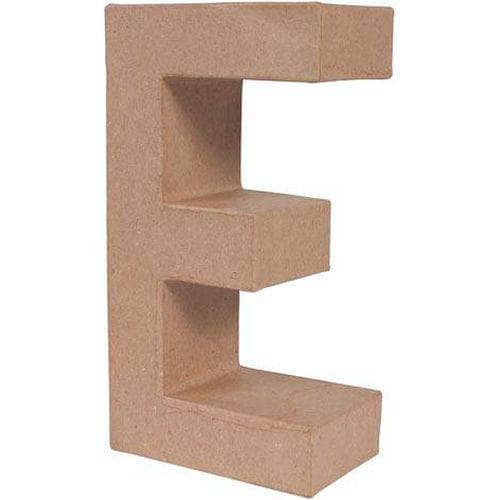 letra papel mache 25x6cm E ARTIS DECOR CENTROARTESANO