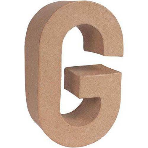 letra papel mache 25x6cm G ARTIS DECOR CENTROARTESANO