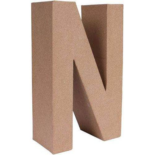 letra papel mache 25x6cm N ARTIS DECOR CENTROARTESANO