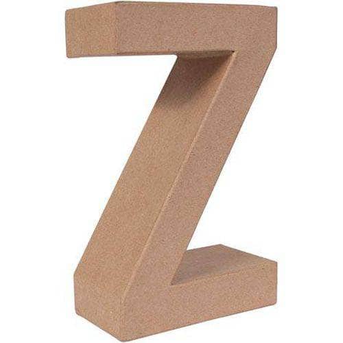 letra papel mache 25x6cm Z ARTIS DECOR CENTROARTESANO