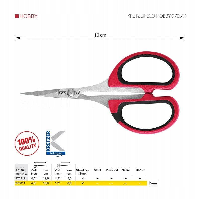 Kretzer Tijeras multiusos 11cm BORDELAY CENTROARTESANO