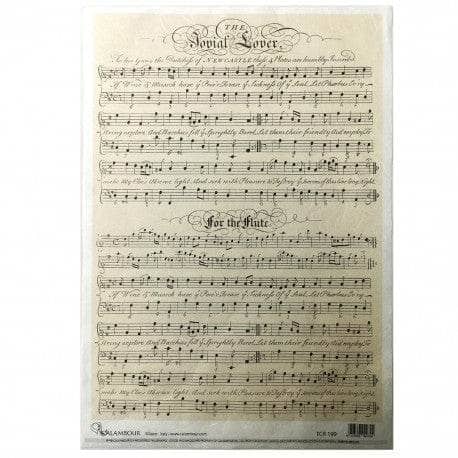 Calambour papel arroz 35x50 TCR199 Partitura CALAMBOUR CENTROARTESANO