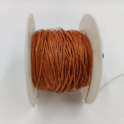 Hilo lino encerado 0.5mm varios colores unidad de venta 5 metros CENTROARTESANO calabaza CENTROARTESANO