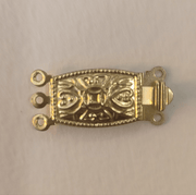 cierre collar rectangular  25x10mm dorado 2 unidades CENTROARTESANO CENTROARTESANO