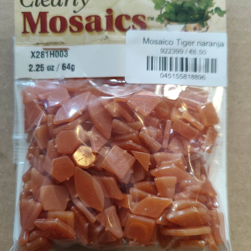 Mosaico Tiger naranja CENTROARTESANO CENTROARTESANO