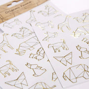 Oh Naif origami fauna Pegatinas transparentes 2255000091 Centroartesano CENTROARTESANO