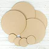 Placa DM redonda 10cm diametro 4ud CENTROARTESANO CENTROARTESANO