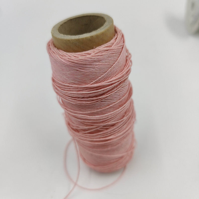 Hilo lino encerado 0.5mm varios colores unidad de venta 5 metros CENTROARTESANO rosa bebe CENTROARTESANO