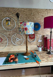 Taller monografico de pantallas de lamparas (tambor) Centroartesano CENTROARTESANO