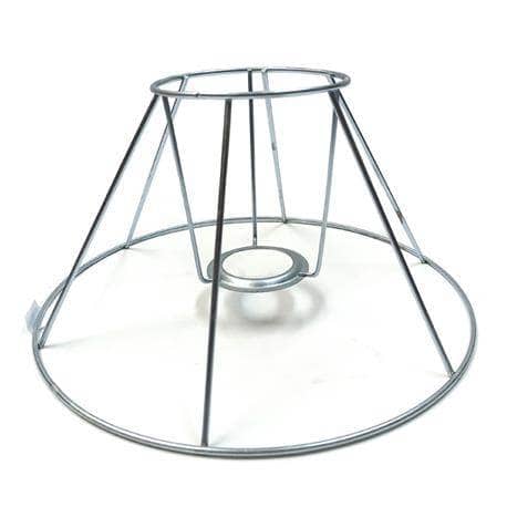 Armadura lampara capuchino liso pie 25cm CHOPO CENTROARTESANO