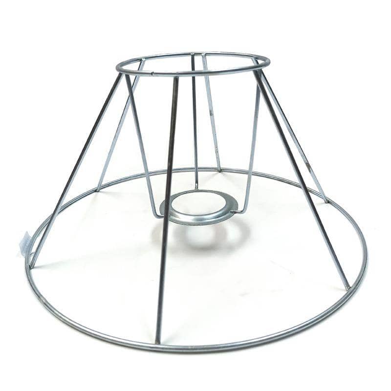 Armadura lampara capuchino liso techo 30cm blanco CHOPO CENTROARTESANO