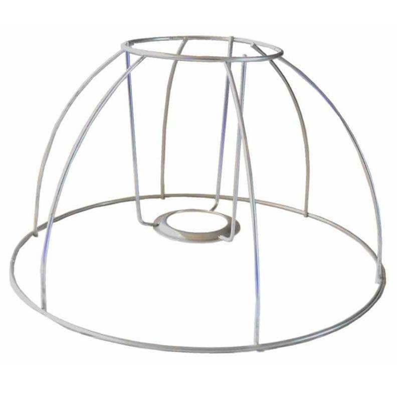 Armadura lampara medio globo lisa pie 30cm CHOPO CENTROARTESANO