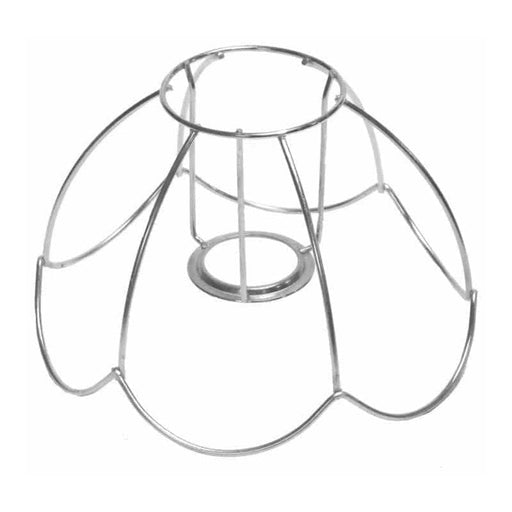 Armadura lampara medio globo pie ondas 40cm CHOPO CENTROARTESANO